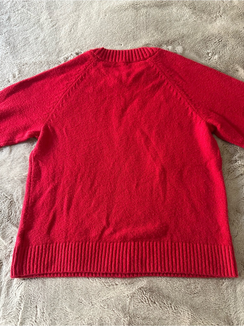 GAP CashSoft Crewneck Sweater Modern Red M - Picture 3 of 7